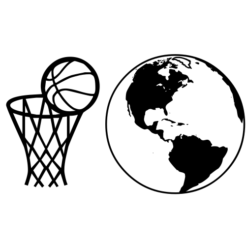 🏀🌎 Emoji Domain black and white Symbola rendering